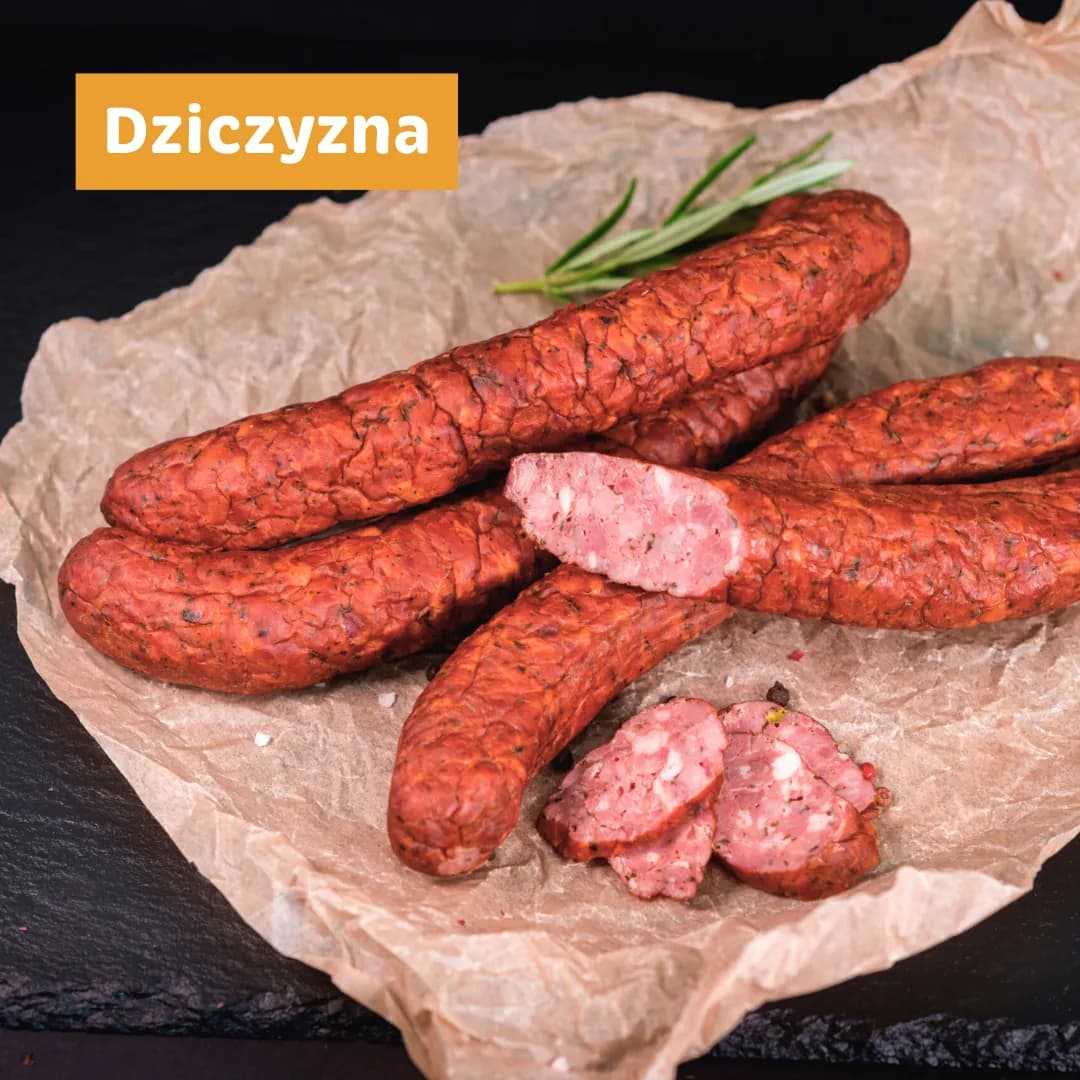 Kiełbasa krucha z dzika ok. 430 g