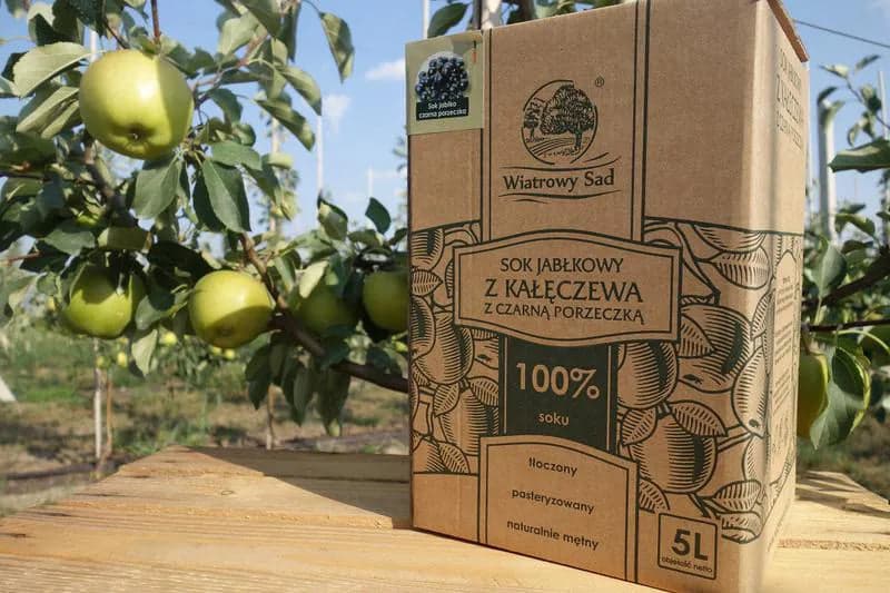 Sok jabłkowy z czarną porzeczką 5 l