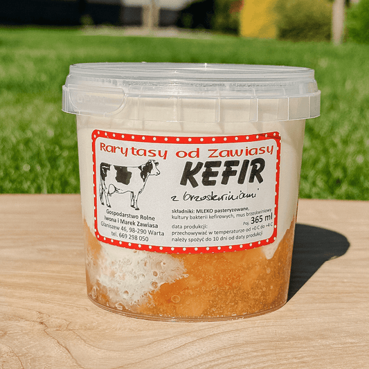 Kefir z brzoskwiniami 365 ml