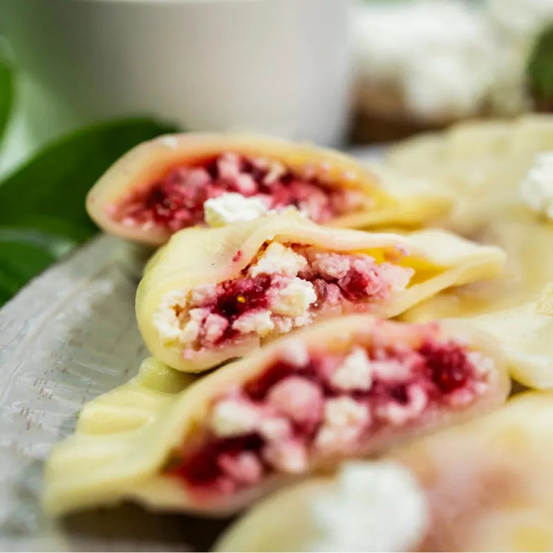 Pierogi z serem i malinami 500 g